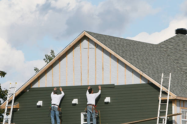 Professional Emergency Siding Repair technician working in Milltown, NJ